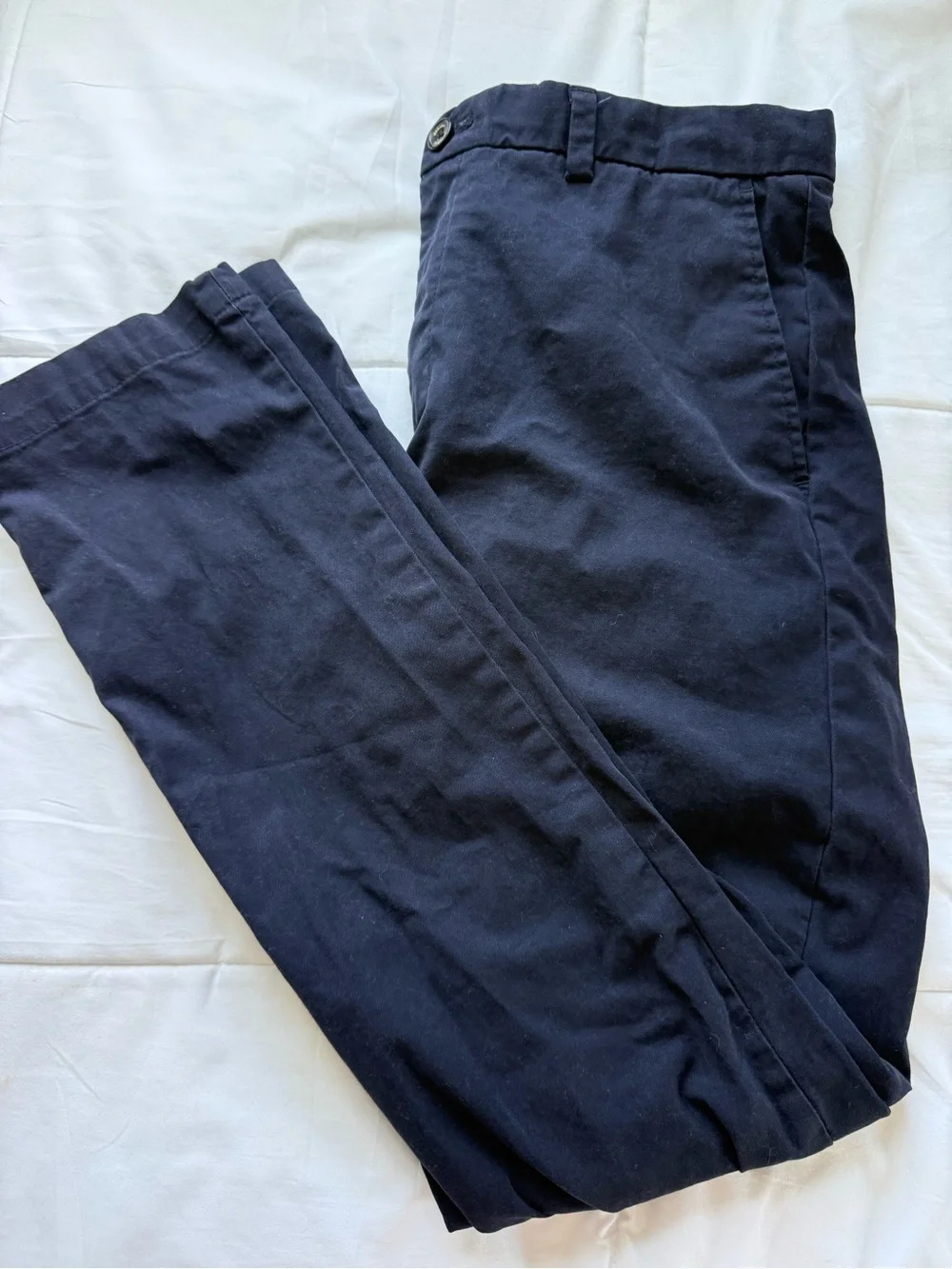 Banana Republic Men's Navy Slim Chinos